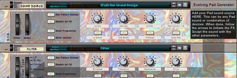 EPG (Evolving Pad Generator)