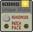 Kong Unique Drums Patch Pack