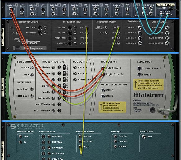 Using Thor as a CV Pass-Through: Routing on the back of the rack