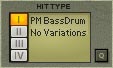The Drums without Hit Types