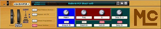 Mick Comito's ReBirth PCF Effect Combinator