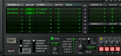 The MBRS settings for the "Vol Up" Thor device.