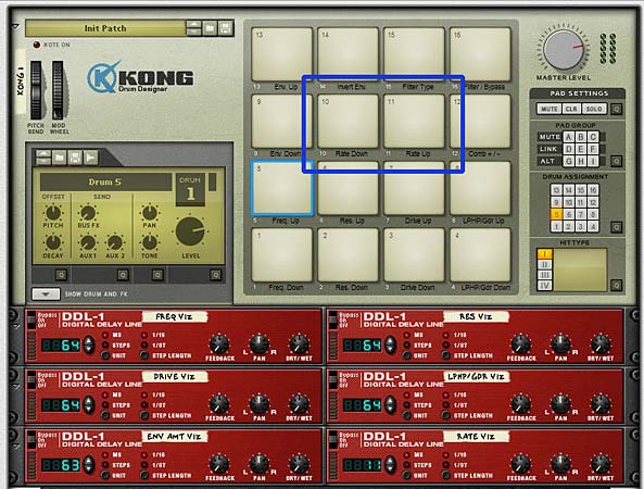 The "Thong 8-type Filter" patch updated with a new global rate control.