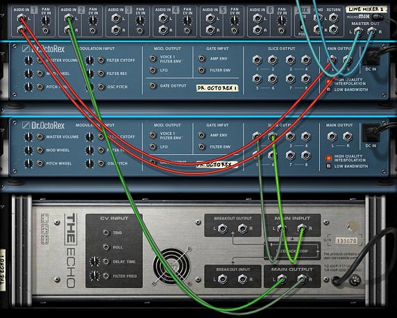 Parallel Processing specific Slices in a Dr. OctoRex with The Echo