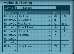 70-02-chiptune The Combinator Modulation Routing settings for the Thor chiptune Emulator.