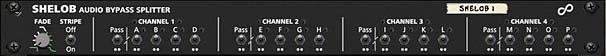 80-01-shelob Shelob Audio Splitter Rack Extension - Front